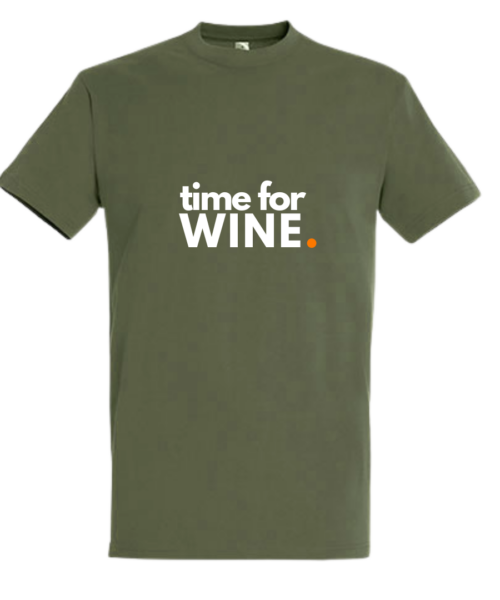 Männer T-Shirt TIME FOR WINE | Moselzeug