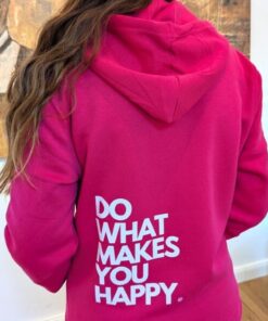 Hoodiejacke Do what makes you happy | Moselzeug