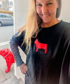 Roter Hund Sweatshirt Moselzeug