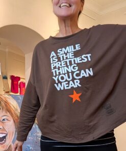 Sweatshirt Moselzeug Mädelszeug A Smile is the prettiest