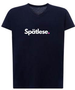 Damen T-Shirt V-Neck mit Druck Spätlese