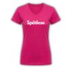 Spaetlese Damen pink mit weiss