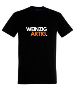 Weinzigartig Männer T-Shirt schwarz Moselzeug