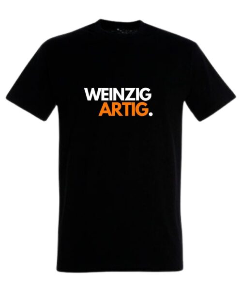 Weinzigartig Männer T-Shirt schwarz Moselzeug