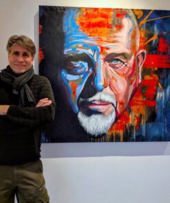 Druck des Gemäldes Peter Gabriel von Maler Holger Freihöfer