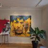 Das Original des Gemäldes Stoppok in der Galerie Raumansicht