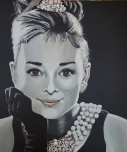Druck Audrey Hephurn Gemälde von Holger Freihöfer Moselzeug Kunstgalerie
