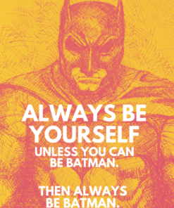 Kunstkarte Batman von Moselzeug