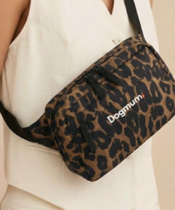 Bauchtasche Leo Print mit Aufdruck nach Wahl von Moselzeug