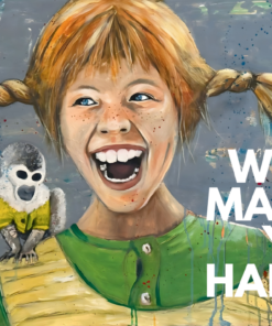 Alternative view of Grußkarte Pippi | Moselzeug Kunstkarte