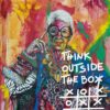 Postkarte mit Iris Apfel Motiv und Spruch
