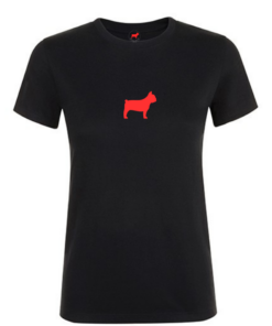 Moselzeug Damen Shirt mit rotem Hund