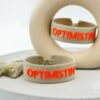 Optimistin Armband von Moselzeug