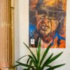 Udo L. Druck hängt im Ratskeller Bernkastel-Kues an einer Wand