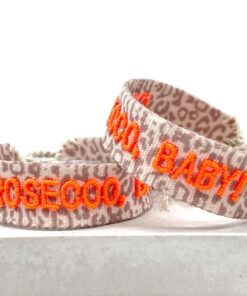 Moselzeug Prosecco Baby Armband mit Statement