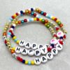 Moselzeug Armband Happy elastisch und bunt