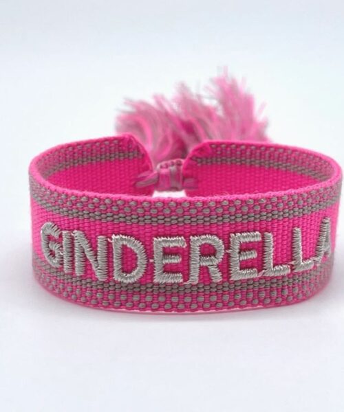 Statement Armband im Boho Style Ginderella von Moselzeug in pink