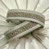 Statement von Moselzeug in taupe als Armband im Boho Style
