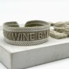 Work Wine Balance Moselzeug taupe Statement Armband 2
