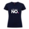 Schwarzes T-Shirt zu vino sag ich nie no von Moselzeug