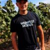 Moselzeug Shirt Weinfestmodus in schwarz