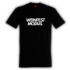 T Shirts Maenner Weinfestmodus schwarz