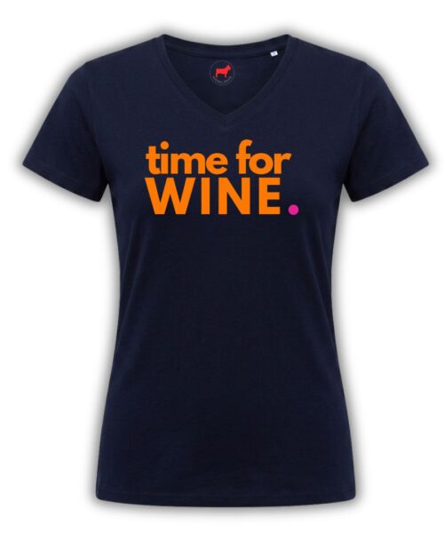 Time for wine von Moselzeug in orange